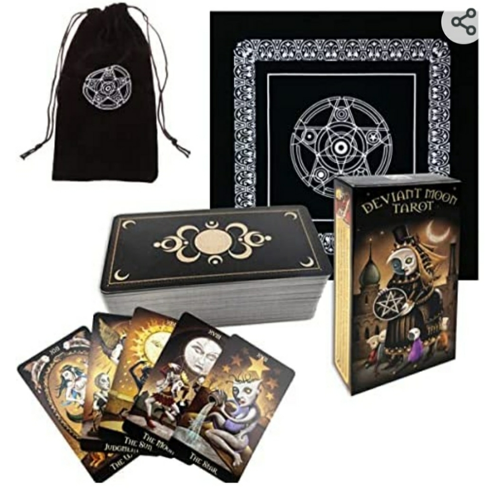 🆕️ifory 78pcs Tarot Cards, Tarot Deck with Premium Velvet Tarot Cloth & Tarot B